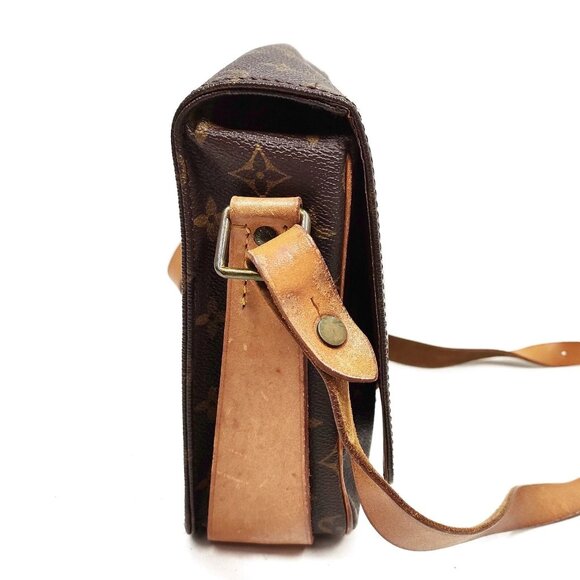 Authentic Louis Vuitton Cartouchiere GM Monogram Shoulder Bag 255-121525 - Picture 3 of 9